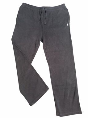 Polo by Ralph Lauren Black Pull-On Sweatpants with Polo Pony